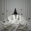 Purple wizard hat children and adults party props Halloween cosplay decoration details Picture